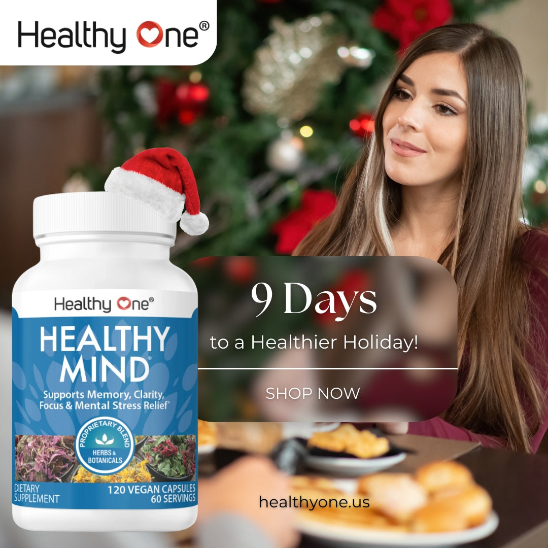 Healthy Mind - All Natural - Memory - Focus - Clarity - Brain Nootropic Supplement
