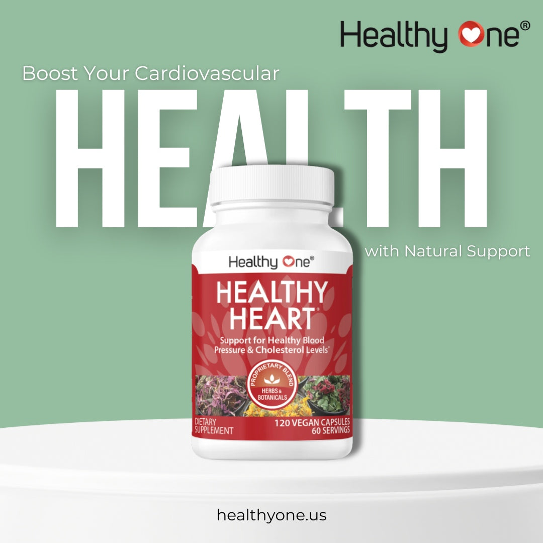Healthy Heart - Blood Pressure, Cholesterol and Cardiovascular Supplement
