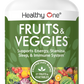 Healthy Fruits and Veggies - Natural Daily Supplement, Vitamins, Minerals & Antioxidants