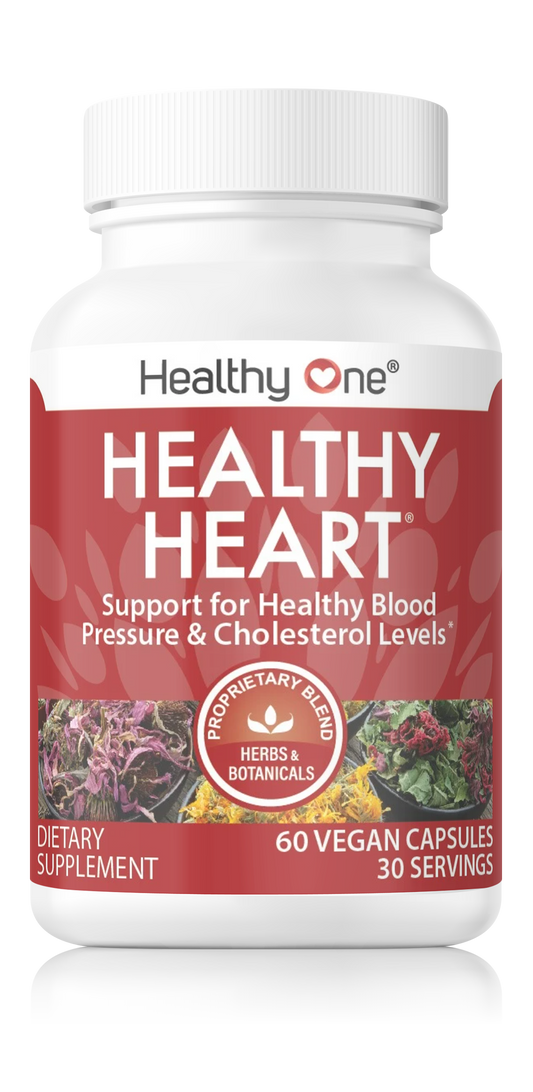 Healthy Heart - Blood Pressure, Cholesterol and Cardiovascular Supplement