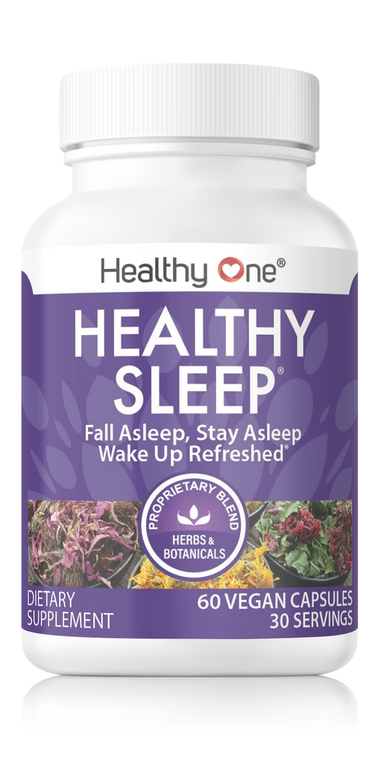 Healthy Sleep - Natural Sleep Aid - Fall Asleep, Stay Asleep, Wake Up Refreshed.